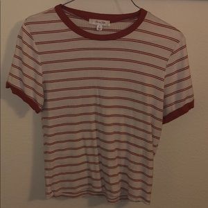 short sleeve striped top
